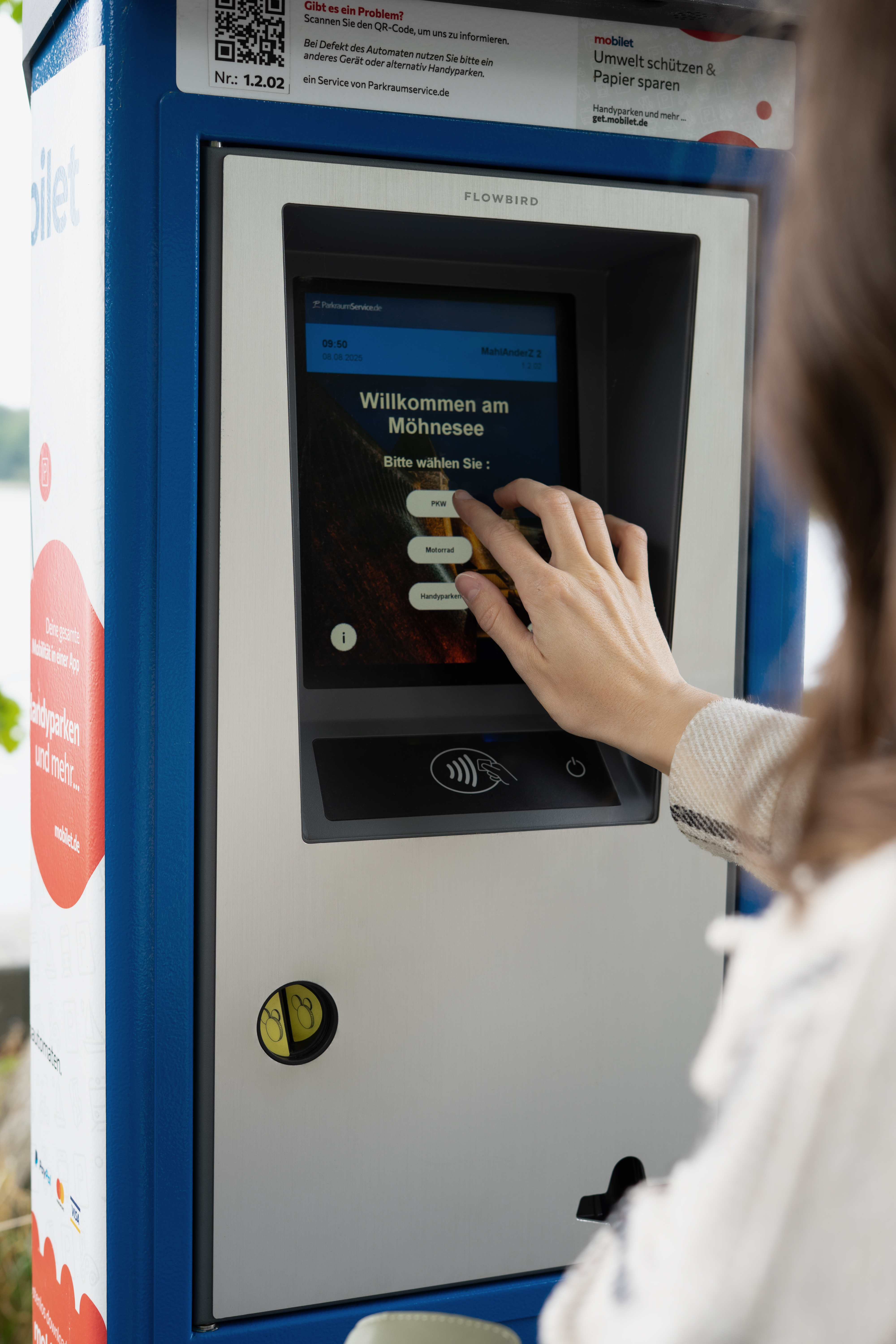 Parkscheinautomat (Detailansicht)